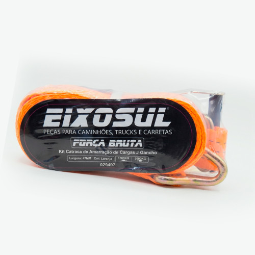 Conjunto Cinta Catraca 3t Laranja