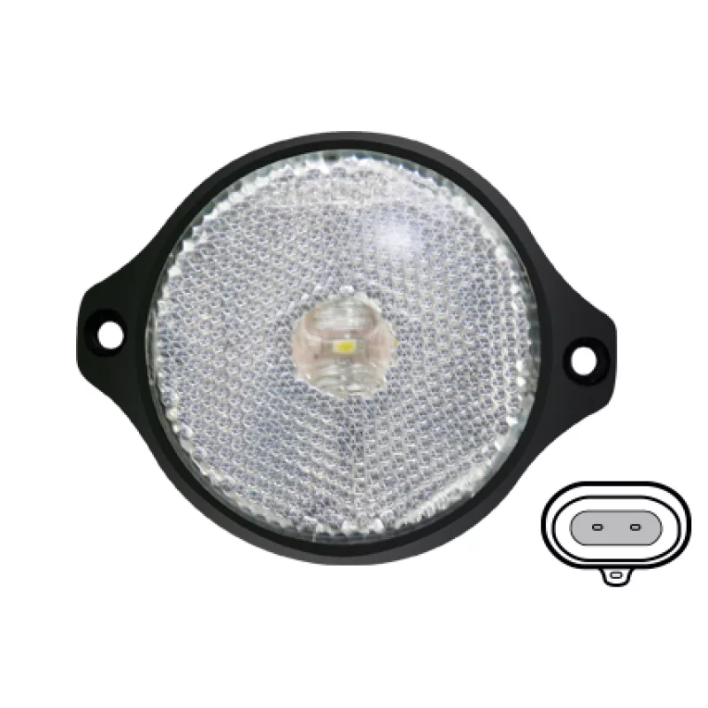 Lanterna Branca Led Diant. Peito Da Carreta Randon 40284