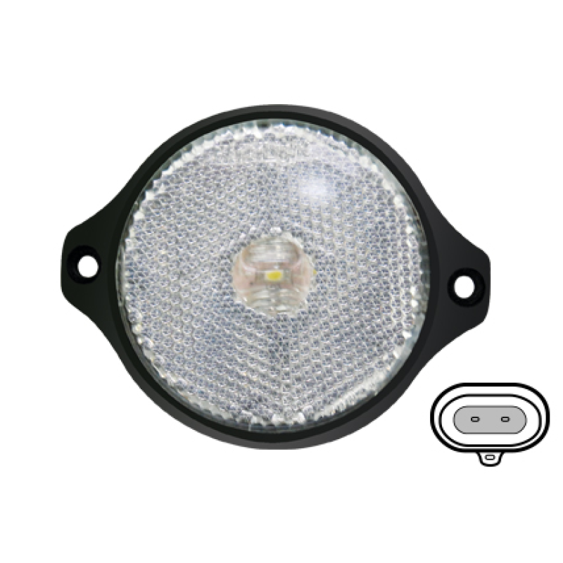 Lanterna Branca Led Diant. Peito Da Carreta Randon 40284 M Light