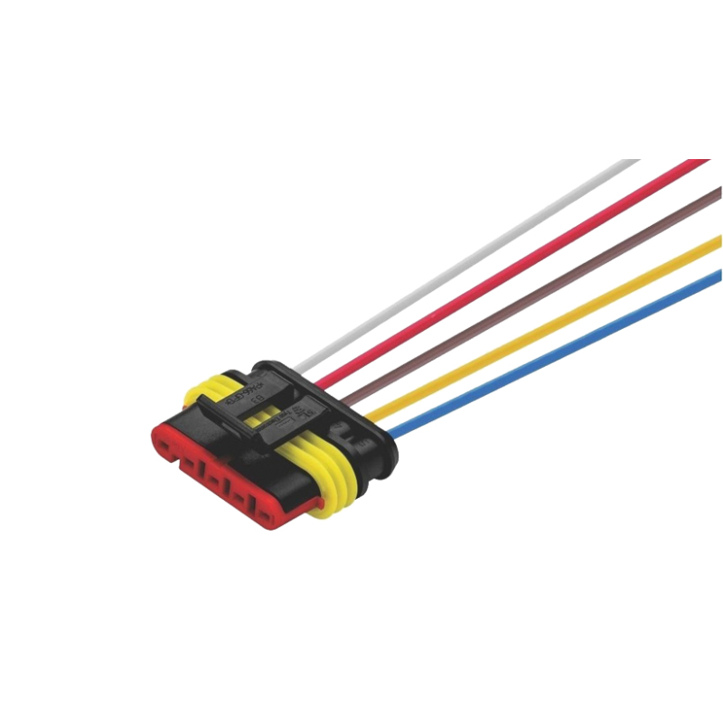 Chicote Eletrico P/ Lanterna 5vias 200mm Iva AutopeÇas