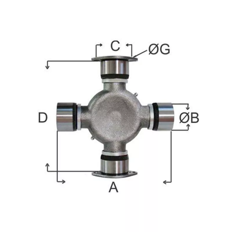 Cruzeta Cardan Ford/volks/mb/agrale 5-510xs