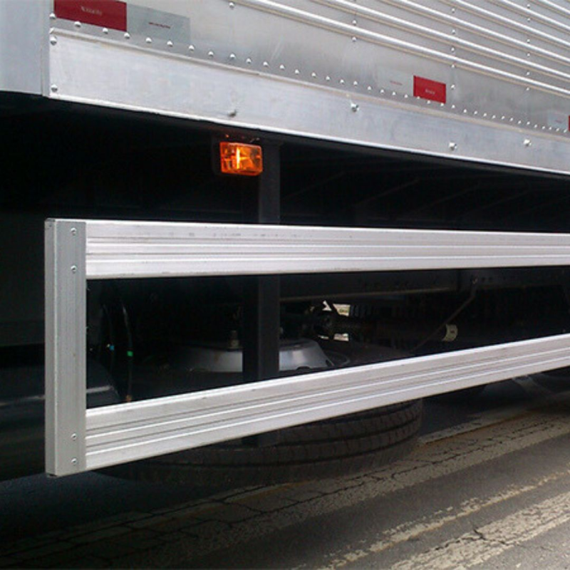 Barra Lateral Aluminio Protetor Carroceria 100x30 6 Metros Novo Horizonte
