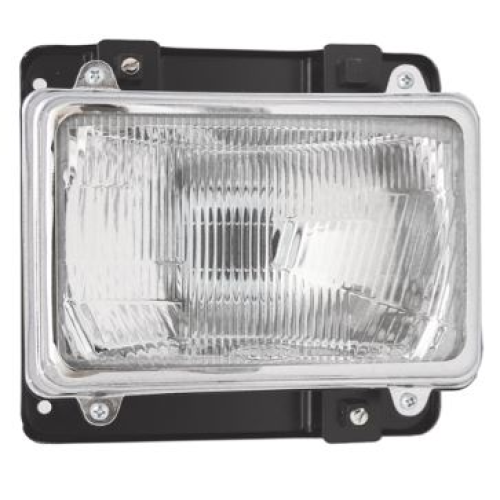 Farol Dianteiro Mb 1113/1313 Cara Preta Moldura Aco Preto H4 Ld Fortluz
