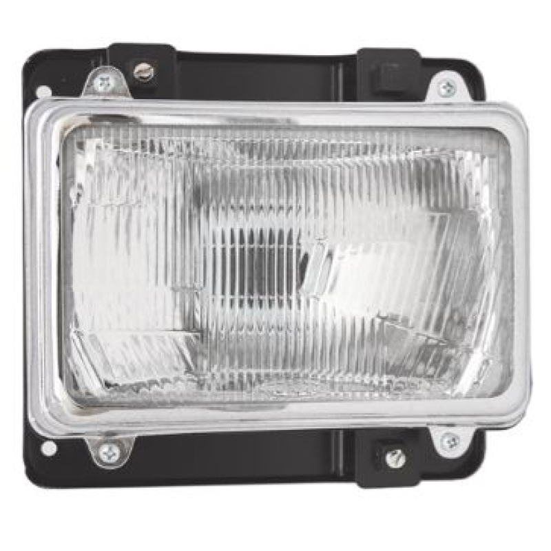 Farol Dianteiro Mb 1113/1313 Cara Preta Moldura Aco Preto H4 Ld Fortluz