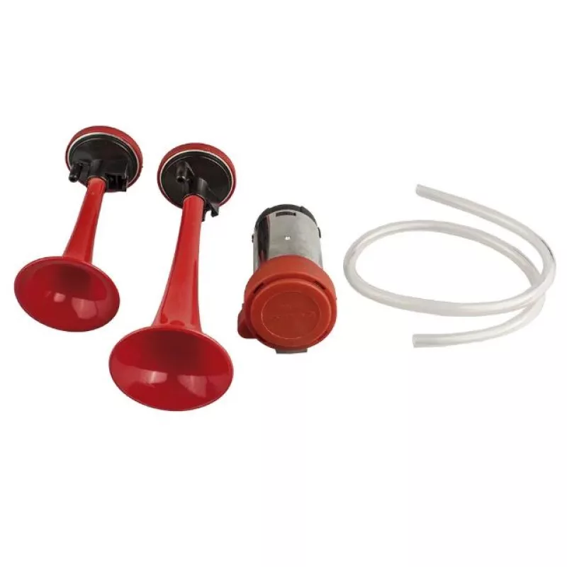 Buzina C/ 2 Cornetas C/ Compressor 12v - Gb1066