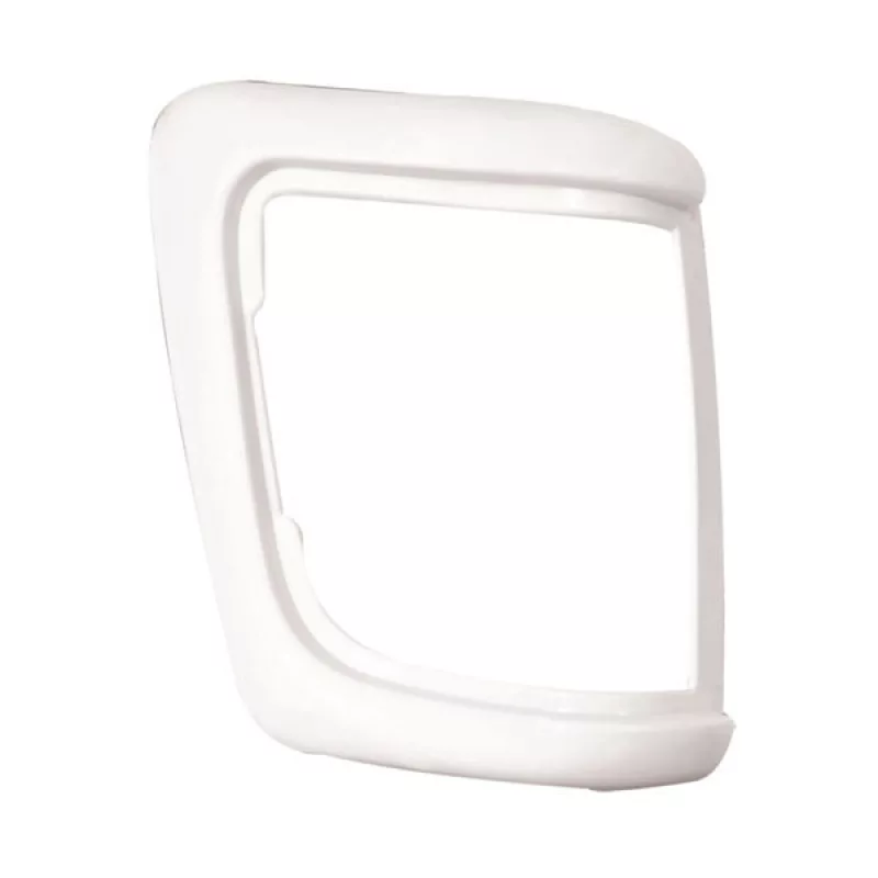 Moldura Branca P/lanterna Mb (pl0448) Com Adesivo Em Abs Ld Pl04480714
