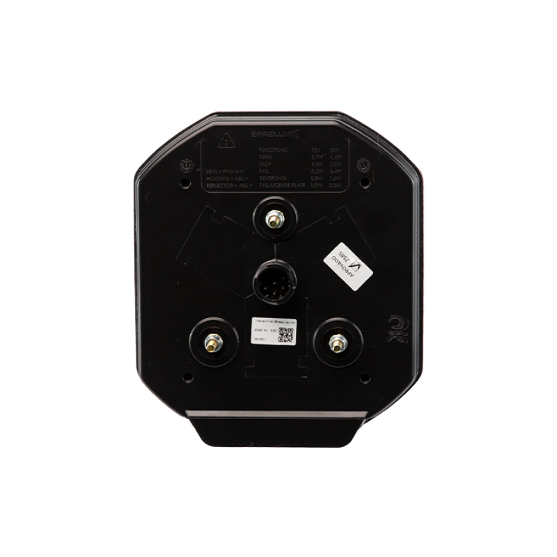 Lanterna Traseira Led Cargo/vw Braslux Mf Ii C/luz Placa 12/24v Braslux