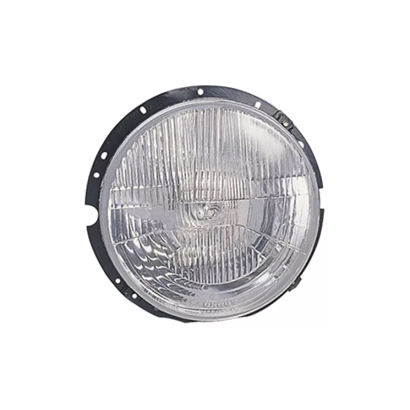 Farol Dianteiro Onibus Mb 1620 Redondo De Vidro C/ Meia Luz