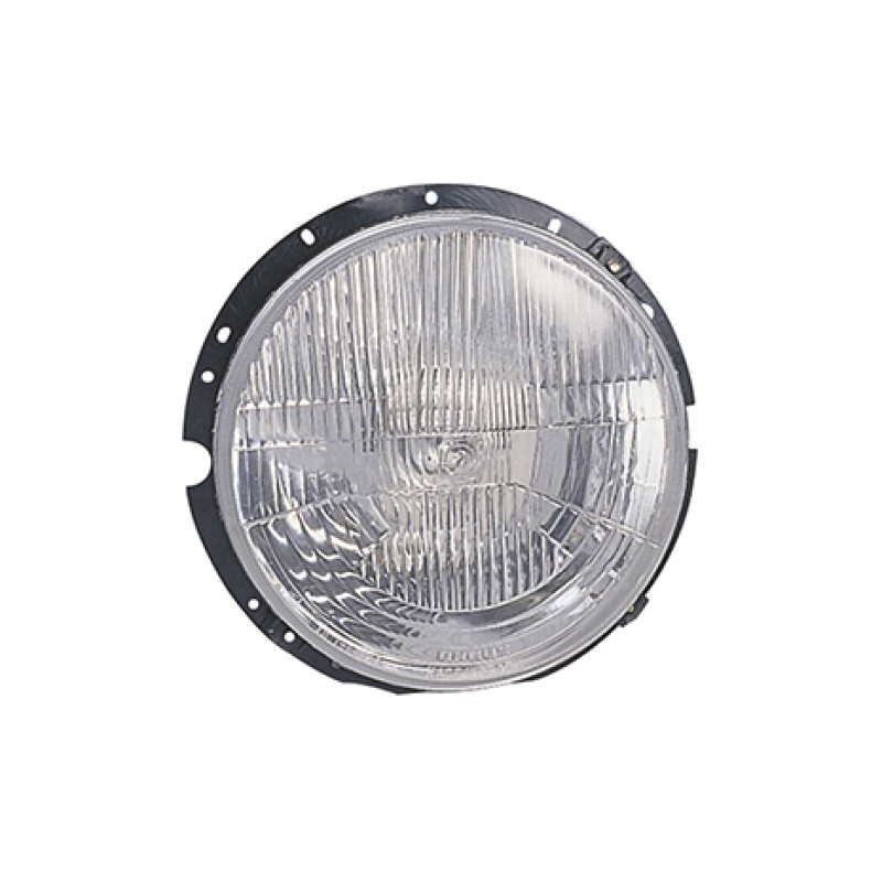 Farol Dianteiro Onibus Mb 1620 Redondo De Vidro C/ Meia Luz