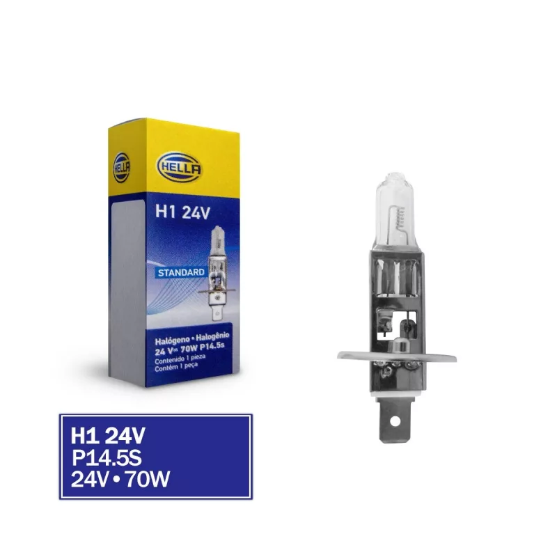 Lampada H1 24v Hella Standard***
