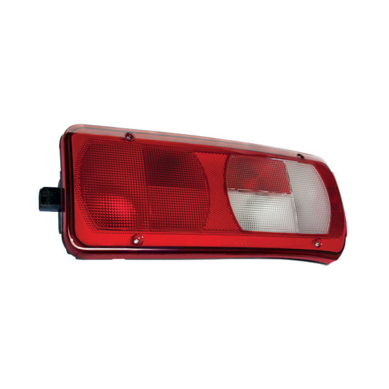 Lanterna Traseira C/conector Lente Acrilico Tipo Daf Xf S/vigia Ld Bicolor Pradolux