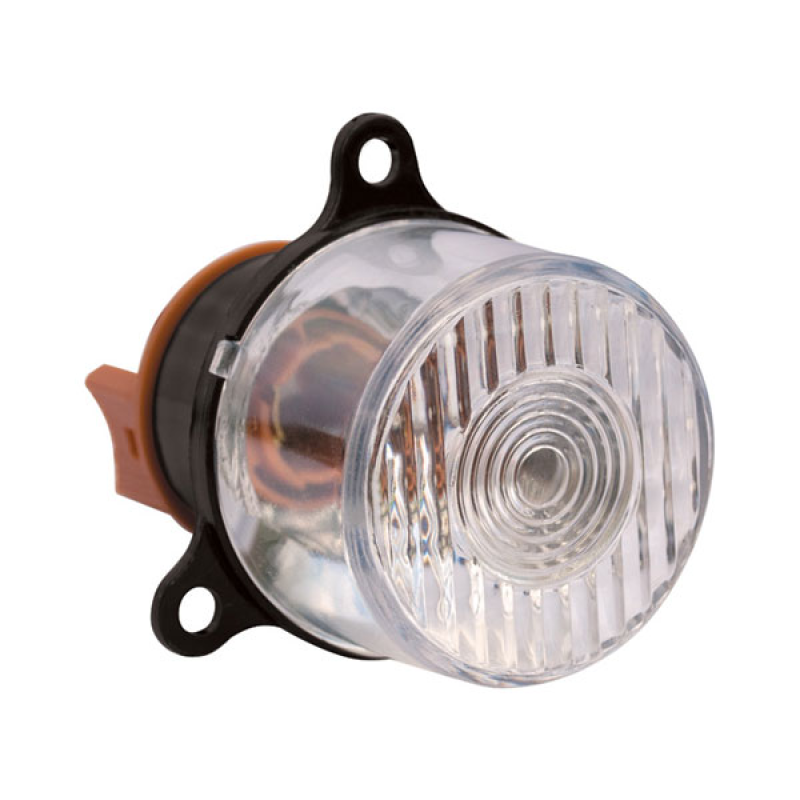 Lanterna Dianteira Ford Cargo Frente Diagonal Soq. Cristal Acrilico Pradolux