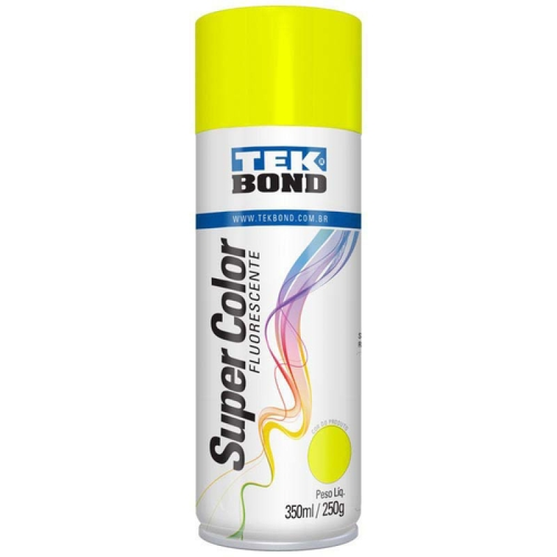Tinta Spray Amarelo Uso Geral 350 Ml/250g Tek Bond