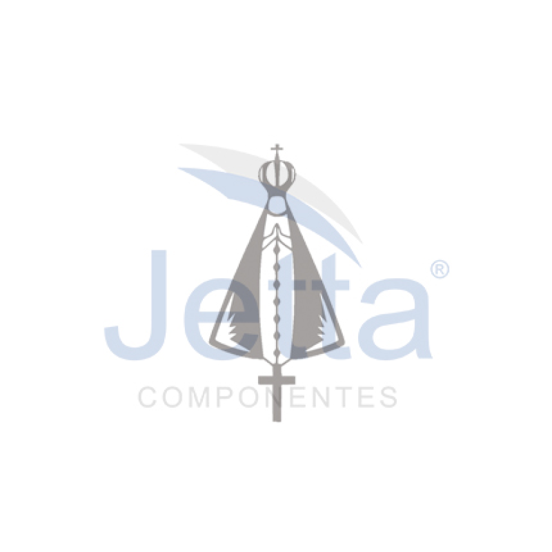 Aplique Inox  Decorativo Nosso Sr. Aparecida 2512e Jetta