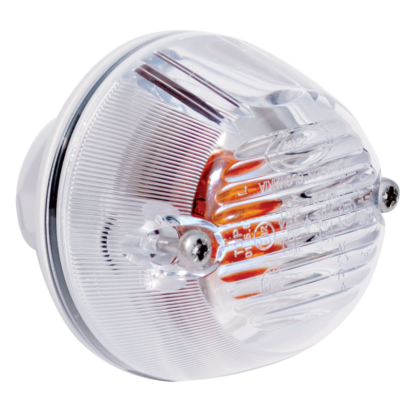 Lanterna Pisca Lateral Tipo Man Cristal Em Acrilico Pradolux