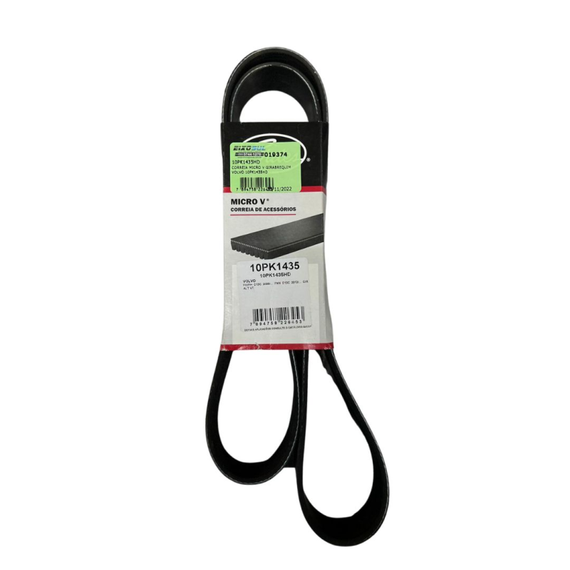 Correia Micro V Girabrequim Volvo 10pk1435hd Gates