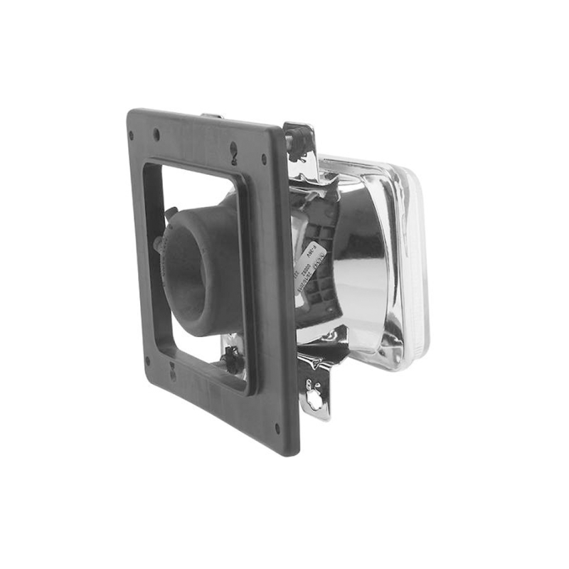 Farol Dianteiro Mb 1113/1313 Cara Preta Moldura Aco Cromado H4 Ld Nino