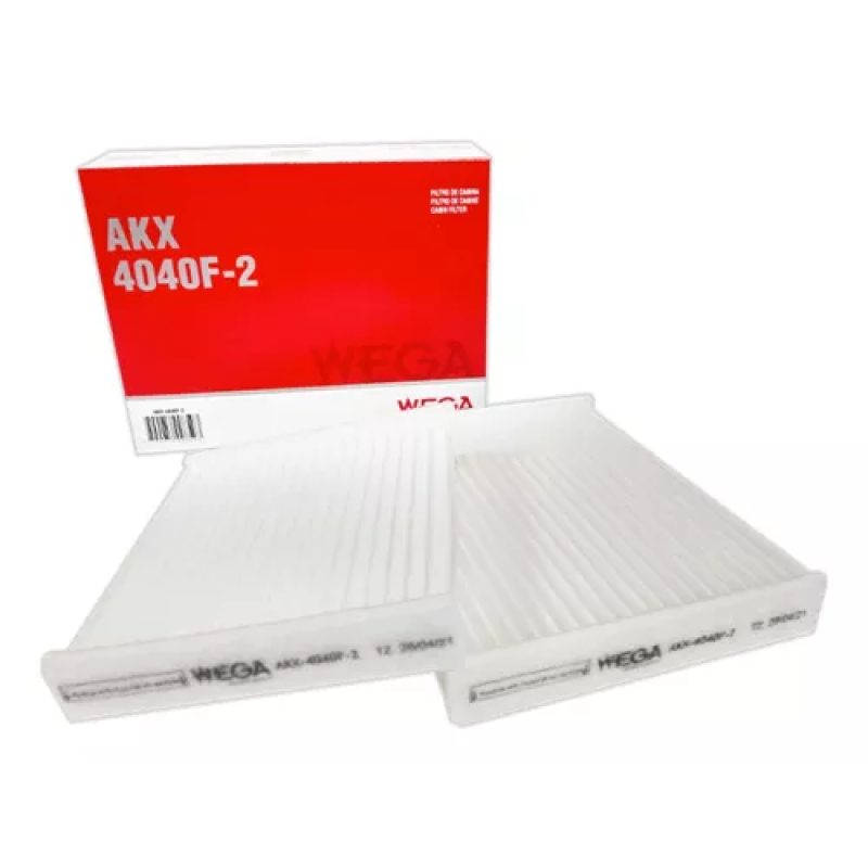 Filtro Ar Condicionado Wega Akx4040f-2 Wega