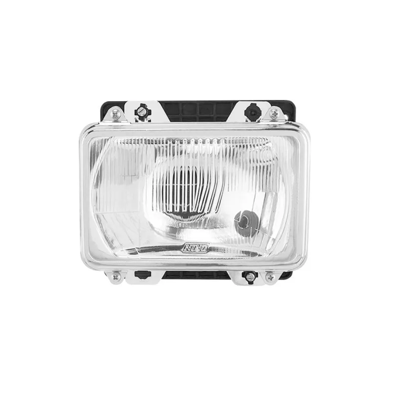 Farol Dianteiro Mb 1113/1313 Cara Preta Moldura Aco Preto H4 Le
