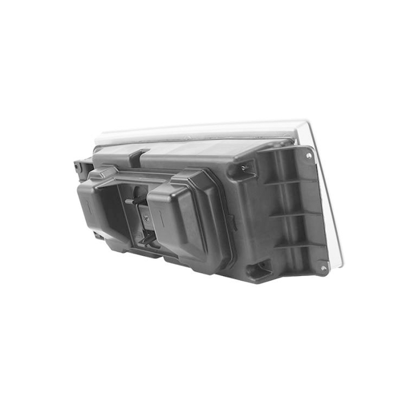 Farol Direito Titan 00/02 H1/h1 C/ Carcaca E Mod. Prata F-140