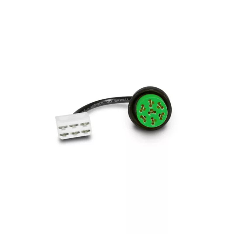 Chicote Eletrico P/ Lanterna Facchini 7 Vias Ld Verde