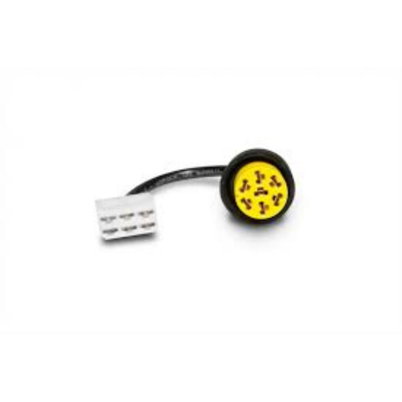 Chicote Eletrico P/ Lanterna Facchini 7 Vias Le Amarelo Aspock