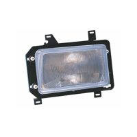 Farol Dianteiro Vw 8120/9150e C/ Soq Suporte AÇo Preto Ld F-134c Nino