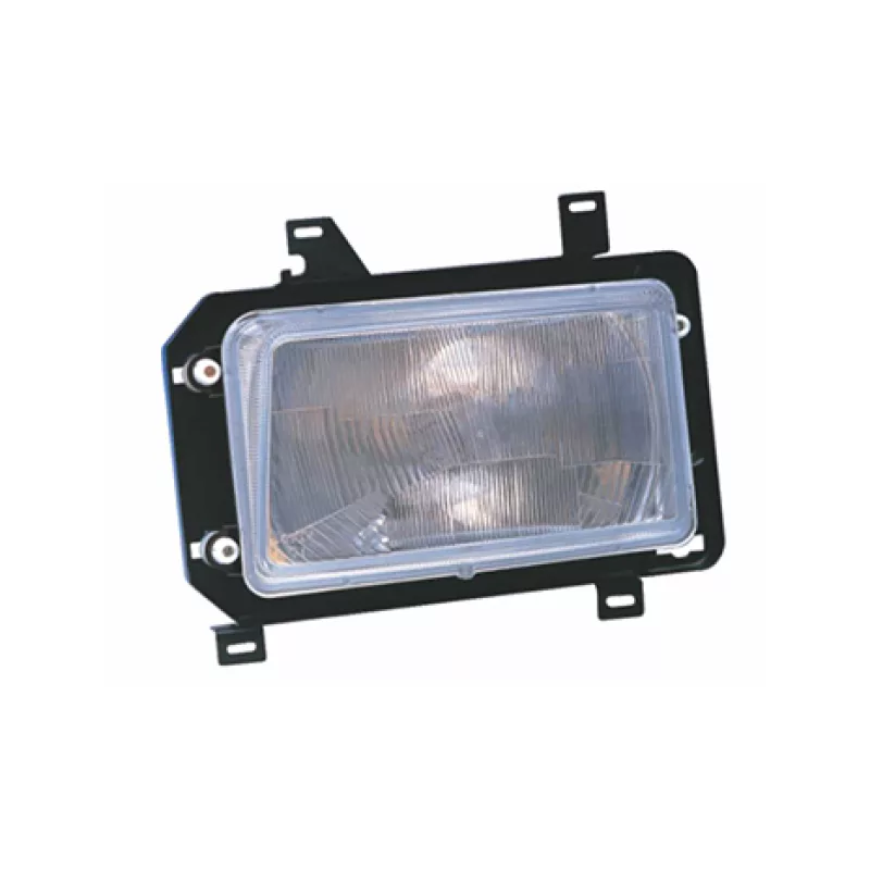 Farol Dianteiro Vw 8120/9150e C/ Soq Suporte AÇo Preto Ld F-134c