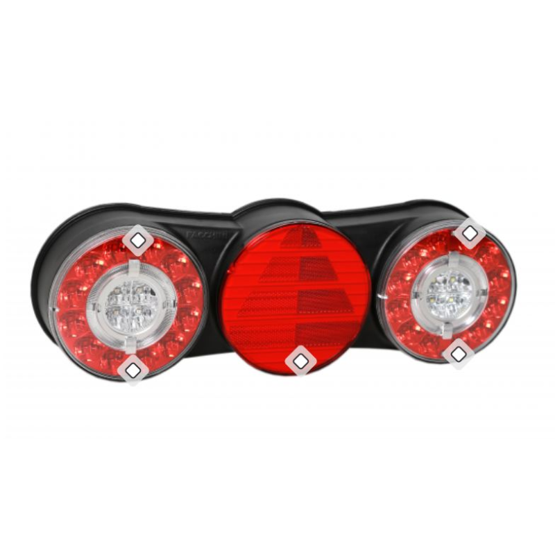 Lanterna Traseira Led Facchini Le Braspoint Iv Lg Aspock