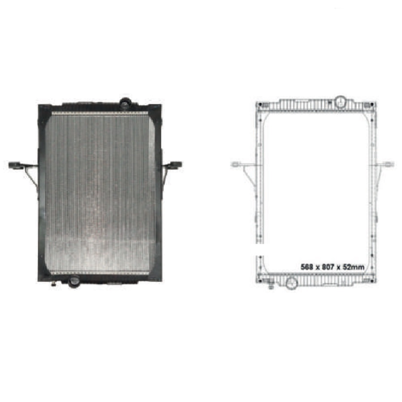 Radiador Agua Volvo C/lateral Marelli/cofap