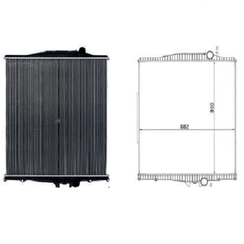 Radiador Agua Volvo S/lateral