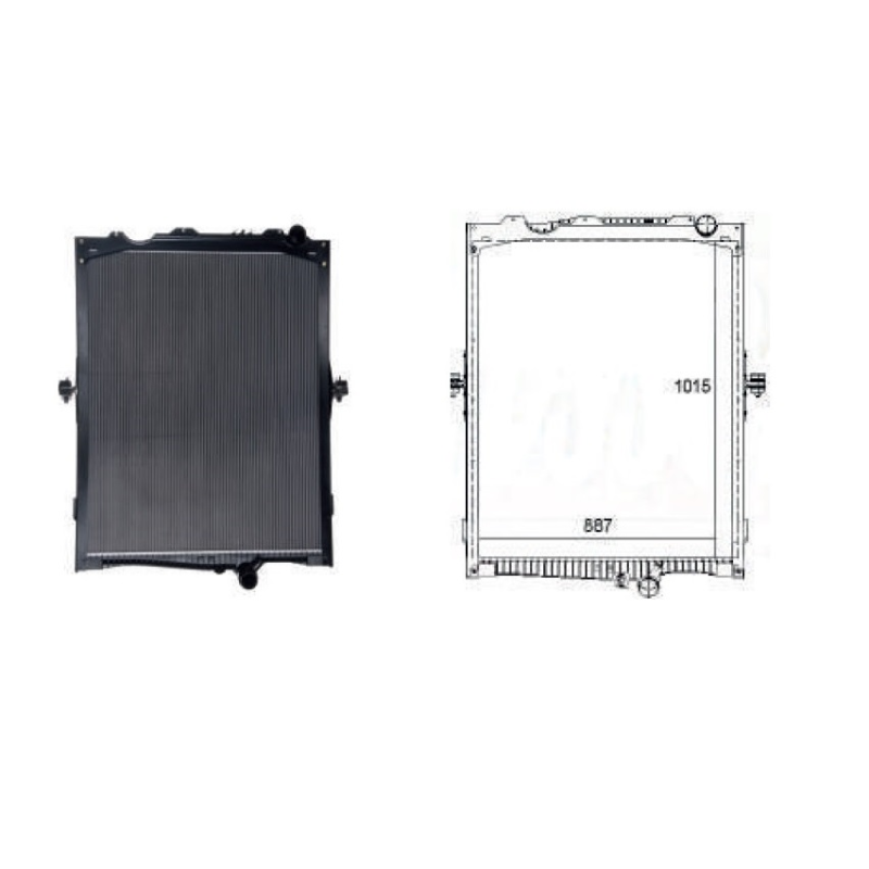 Radiador Agua Volvo C/lateral Ld3