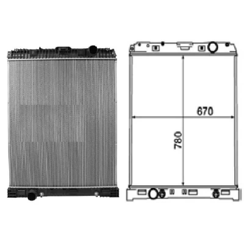 Radiador Agua Mb S/lateral***