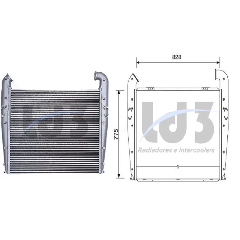 Intercooler Scania