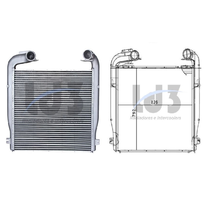 Intercooler Scania Ld3