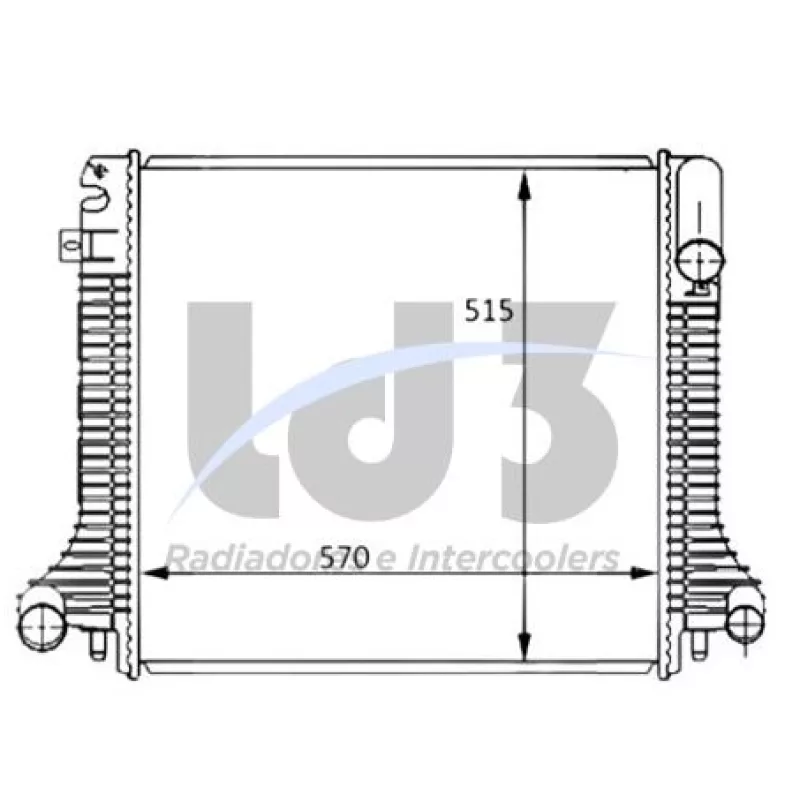 Radiador Agua Mb S/lateral***
