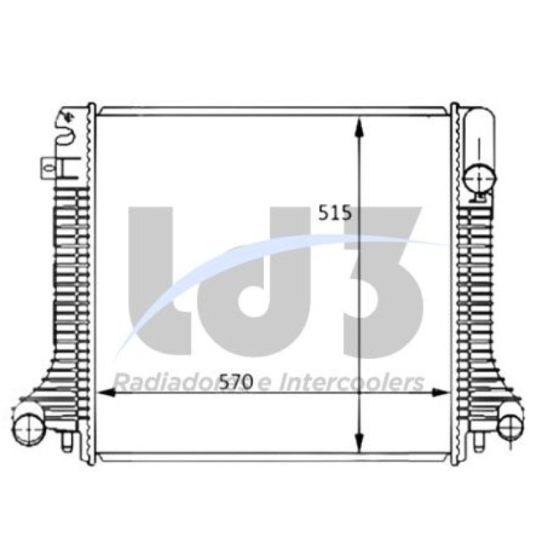 Radiador Agua Mb S/lateral