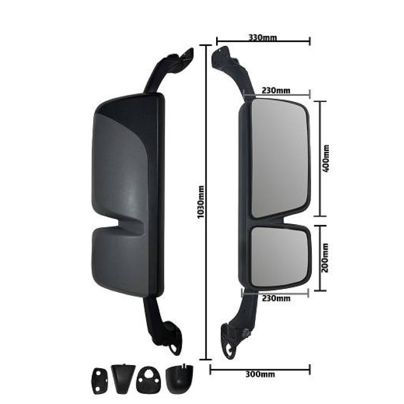 Espelho Completo Eletrico C/desembacador Le Mb Actros