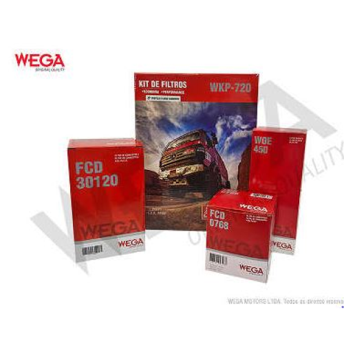Kit Filtro Mb Atego/axor Wega Wkp720 Wega