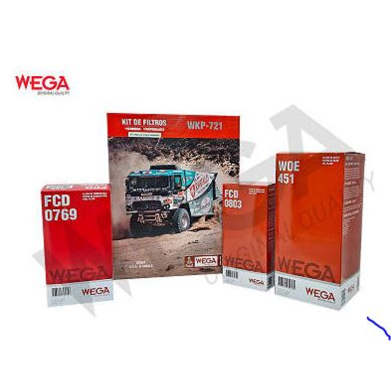 Kit Filtro Mb Actros/axor Wega Wkp721 Wega