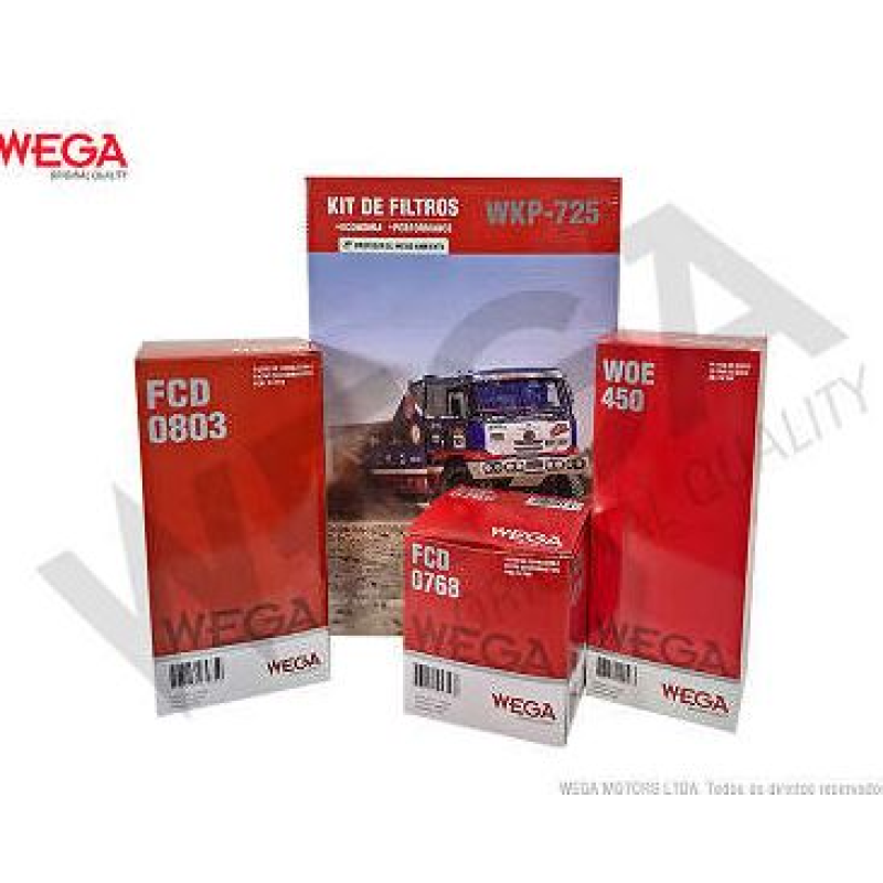 Kit Filtro Mb Atego/axor Wega Wkp725 Wega
