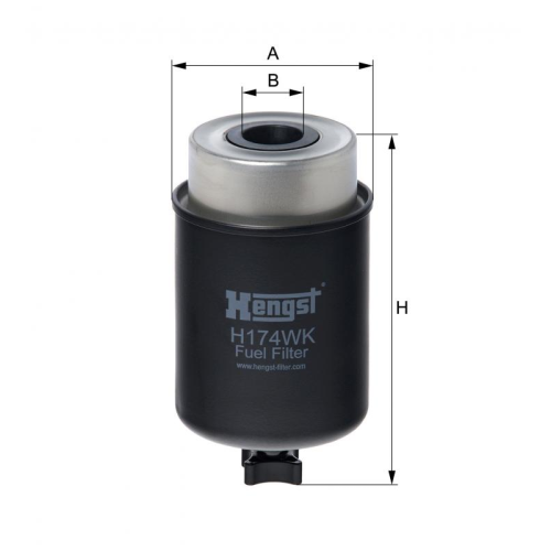 Filtro Combustivel Hengst H174wk Hengst