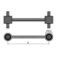 Braco Tensor Fixo Guerra 441mm