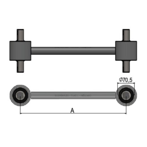Braco Tensor Fixo Guerra 441mm