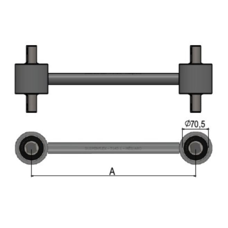 Braco Tensor Fixo Guerra 441mm