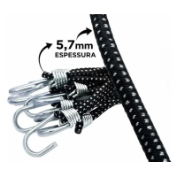 KIT 200 EXTENSOR ELÁSTICO LONA DE CAMINHÃO REFORÇADO 35CM