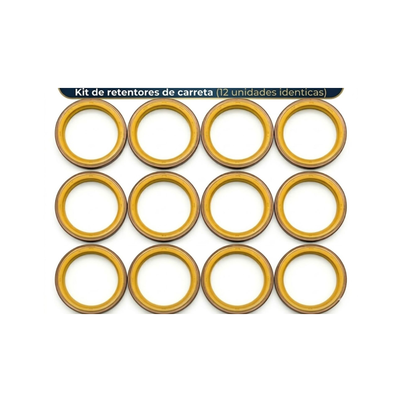 KIT 12 RETENTOR CUBO CARRETA BZ AUTOMOTIVE